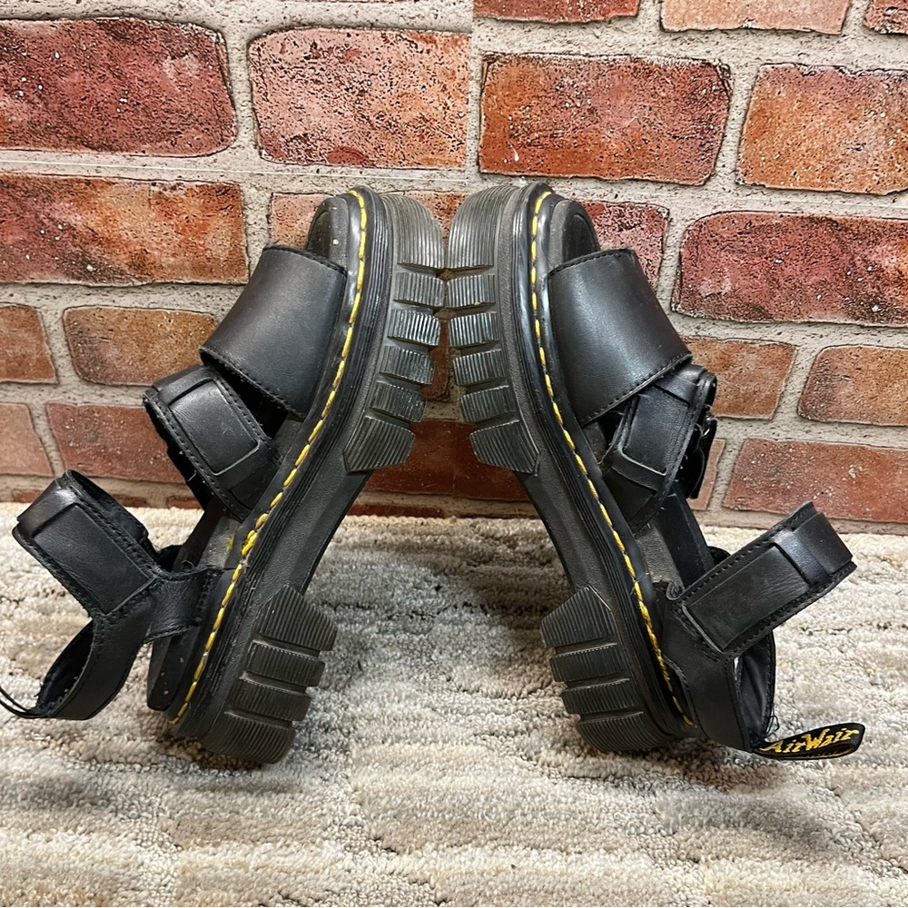 Dr. Martens Black Platform Sandals - Picture 7 of 9